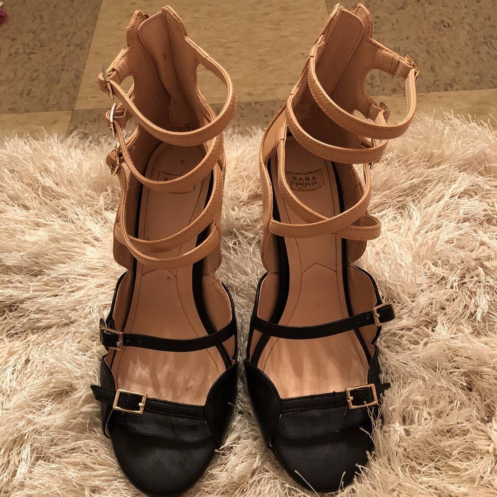 Zara sandal heels